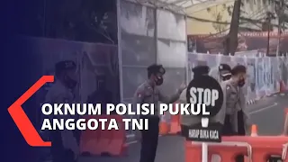 Heboh! Oknum Polisi Pukul Anggota TNI di Palembang