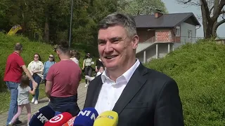 Zoran Milanović dao izjavu za medije o političkim aktualnostima u zemlji i svijetu
