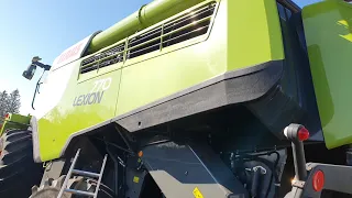 Технічне обслуговування Claas Lexion 770.