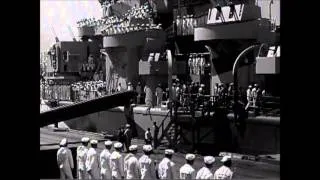 President Roosevelt and Party Arrive at Pearl Harbor on USS Baltimore, 07/30/1944
