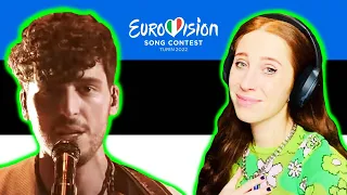 I REACTED TO ESTONIA'S SONG FOR EUROVISION 2022 // STEFAN "HOPE"