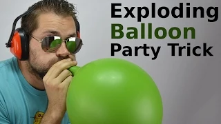 Exploding Balloon without touching it | Party Tricks