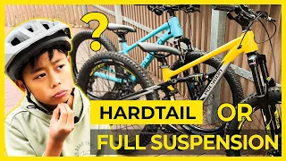 Hardtail vs Full Suspension MTB for KIDS? Polygon Xtrada 24 vs Siskiu D24