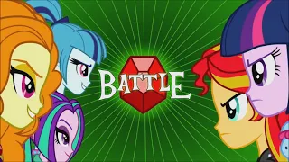 Batttle The song of the sirens  Equestria Girls