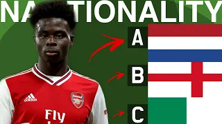 GUESS THE PLAYERS NATIONALITY PART 5 - FOOTBALL QUIZ CHALLENGE