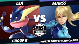 SWT Championship Group B - Lea (Greninja) Vs. Marss (ZSS) SSBU Ultimate Tournament