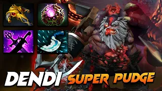 Dendi Super Pudge - Dota 2 Pro Gameplay [Watch & Learn]