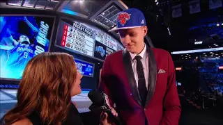 Knicks Select Kristaps Porzingis with 4th Pick in 2015 NBA Draft