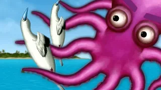 ANGRY OCTOPUS EATS BIRDS FROM THE SKY! - Tasty Planet Forever