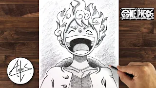 How To Draw LUFFY GEAR 5 | One Piece Drawing (step by step)