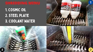 The Best Top 3 Videos Compilation | Fast Shredder Machine vs Coolant Water, Cosmic Oil, Steel Plate