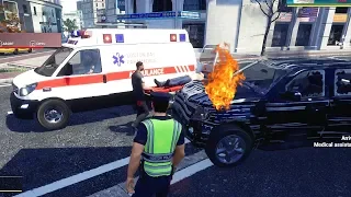 Police Simulator: Patrol Duty - Car Fire! 4K