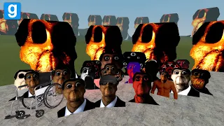 Obunga Family + Obunga Big Boss In Garry's Mod !!