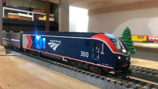 Bachmann Amtrak Siemens ALC-42 #300 Phase VI With DCC/Sound/TCS WOW Sound Review