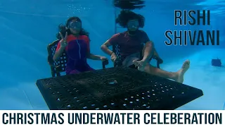 CHRISTMAS UNDERWATER CELEBERATION | Rishi & Shivani