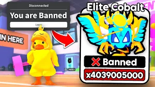 I Got This BANNED Pet with INSANE Strength in Arm Wrestling Simulator! (Roblox)