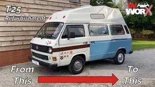 VW Worx - Poppy, A 1986 VW Transporter T25 (T3) Camper Refurbishment