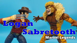 Wolverine 50th Anniversary Marvel Legends Logan and Sabretooth Two-Pack Hasbro Action Figure Review