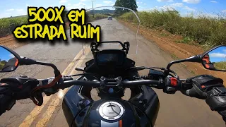 CB 500X Vai bem em estrada ruim?