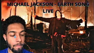 Michael Jackson Earth Song Live (REACTION!!!)