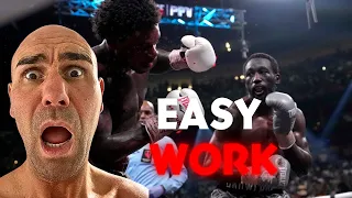 World Champion Boxer Breaks down Terence Crawford's BEATDOWN of Errol Spence Jr!?!