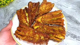 The fork trick is taking over the world❗ Fried zucchini tastes better than meat😋Simple dinner recipe