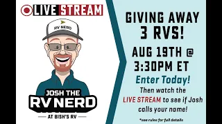 Bish's RV Grand Opening Event & Trailer Giveaway Live Stream