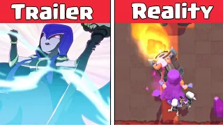 Super Witch in Trailer vs Reality | clash Royale