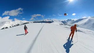 Архыз. Полный спуск по северному склону