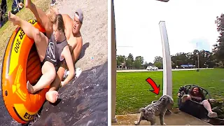 Hilarious CCTV Fails Of 2022 | Compilation CAUGHT IN THE ACT | Funniest Security Camera Fails #cctv