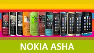 Evolution of Nokia Asha Phones (2011 - 2014)