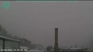 Zeitrafferaufnahme vom 18. April 2024 der Magiclift-Wetter-Webcam