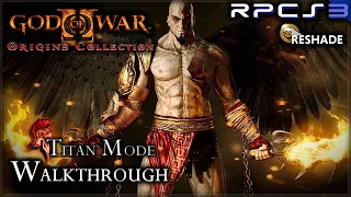 God of War II [PS3] - Walkthrough / Titan Mode 100% / All Urns, Gorgon Eyes & Phoenix Feathers