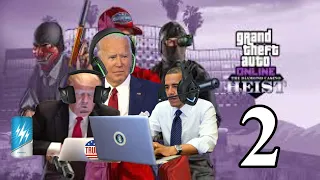 US Presidents Play GTA Online Heist #2!