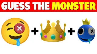 Guess The MONSTER'S By EMOJI | RAINBOW FRIENDS CHAPTER 2, GARTEN OF BANBAN 4 & ROBLOX DOORS