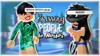 KRISSING PEOPLE ON ROBLOX! **AS KRIS JENNER**