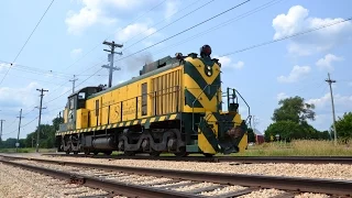 Illinois Railway Museum's Diesel Days 2014 The Parade of Trains