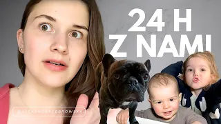 VLOG: 24 H Z NAMI | CODZIENNA RUTYNA z NIEMOWLAKIEM i 3-LATKĄ 👶🏻 👧🏼 ☕️🍳🍼