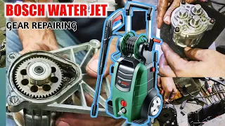 Bosch Water jet Gear Repairing / WATER pressure Problem / Cara nak repair BOSCH WATER JET AQT 42-13
