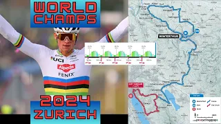 World Championship 2024 Road Cycling Zurich - Recon