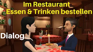 Deutsch lernen | Dialog im Restaurant : Essen und Trinken bestellen