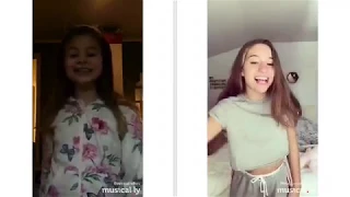 Mackenzie vs eMMa (Marcus & Martinus little sister) | Musical.ly battle