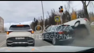 Ford «налетел» на Opel: автоавария на одном из перекрестков в Сарове