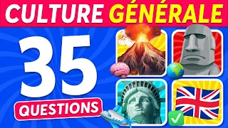 35 Questions de GÉOGRAPHIE 🌍🧠🤔 Teste ta CULTURE GÉNÉRALE !