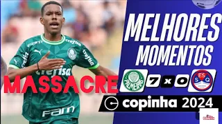 Palmeiras 7 x 0 Queimadense☆ Melhores  Momentos|《COMPLETO》● Copinha 2024