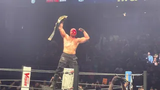 Jon Moxley Wins IWGP Title at NJPW Windy City Riot [Live Crowd Reactions]