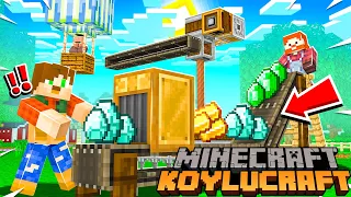 minecraft YANLIŞLIKLA ZENGİN OLDUK #7 KÖYLÜCRAFT