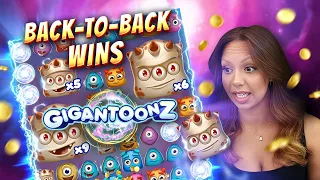 BACK-TO-BACK BIG WIN FROM GIGANTOONZ💰 (REACTOONZ SLOT)