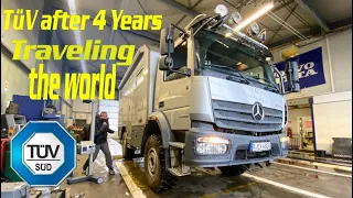 TÜV inspection Mercedes Atego 4x4 ► |  After 4 years Traveling the World