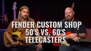 What a Fender Telecaster is Supposed to Sound Like | Custom Shop 50's vs. 60's Tele